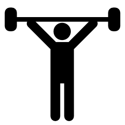 Person lifting weights